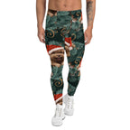 Santa Puppy Men's Leggings
