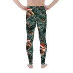 Santa Puppy Men's Leggings