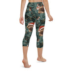 Santa Puppy Yoga Capris