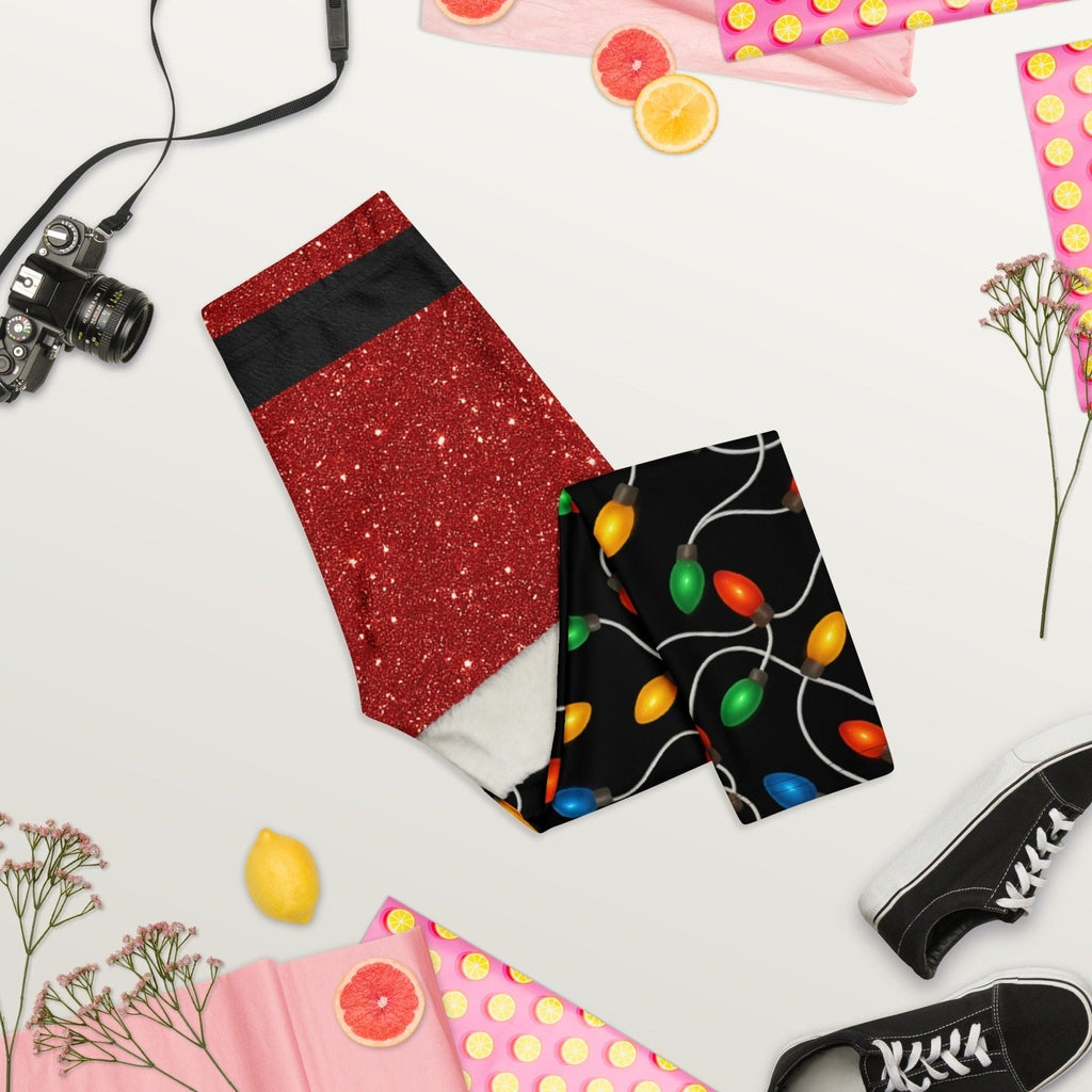 Santa's Christmas Lights Capris