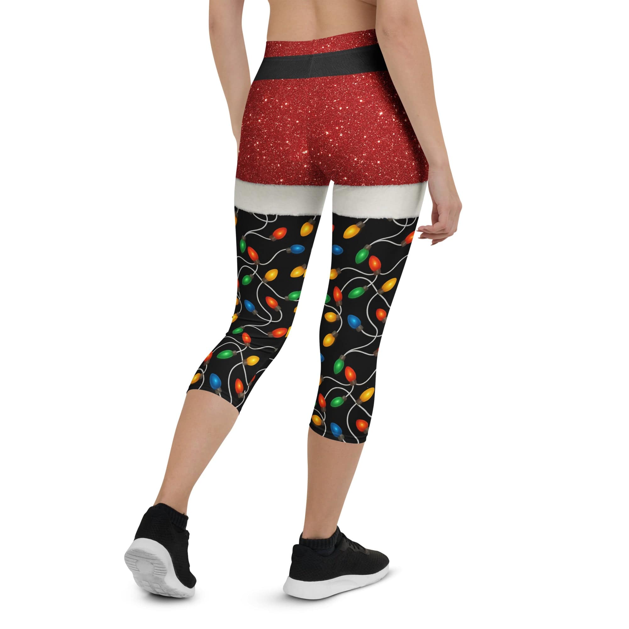 Santa's Christmas Lights Capris