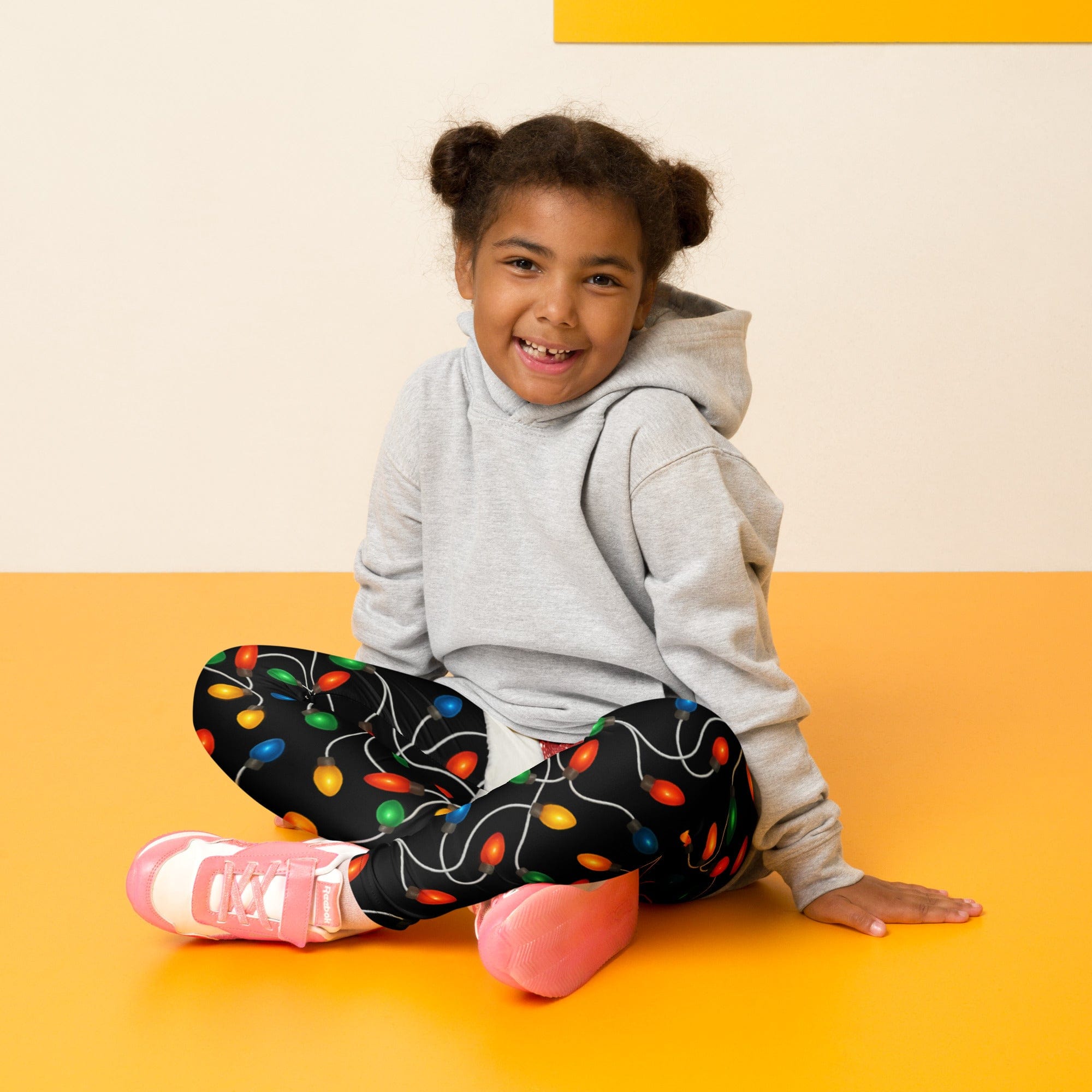 Santa's Christmas Lights Kid's Leggings