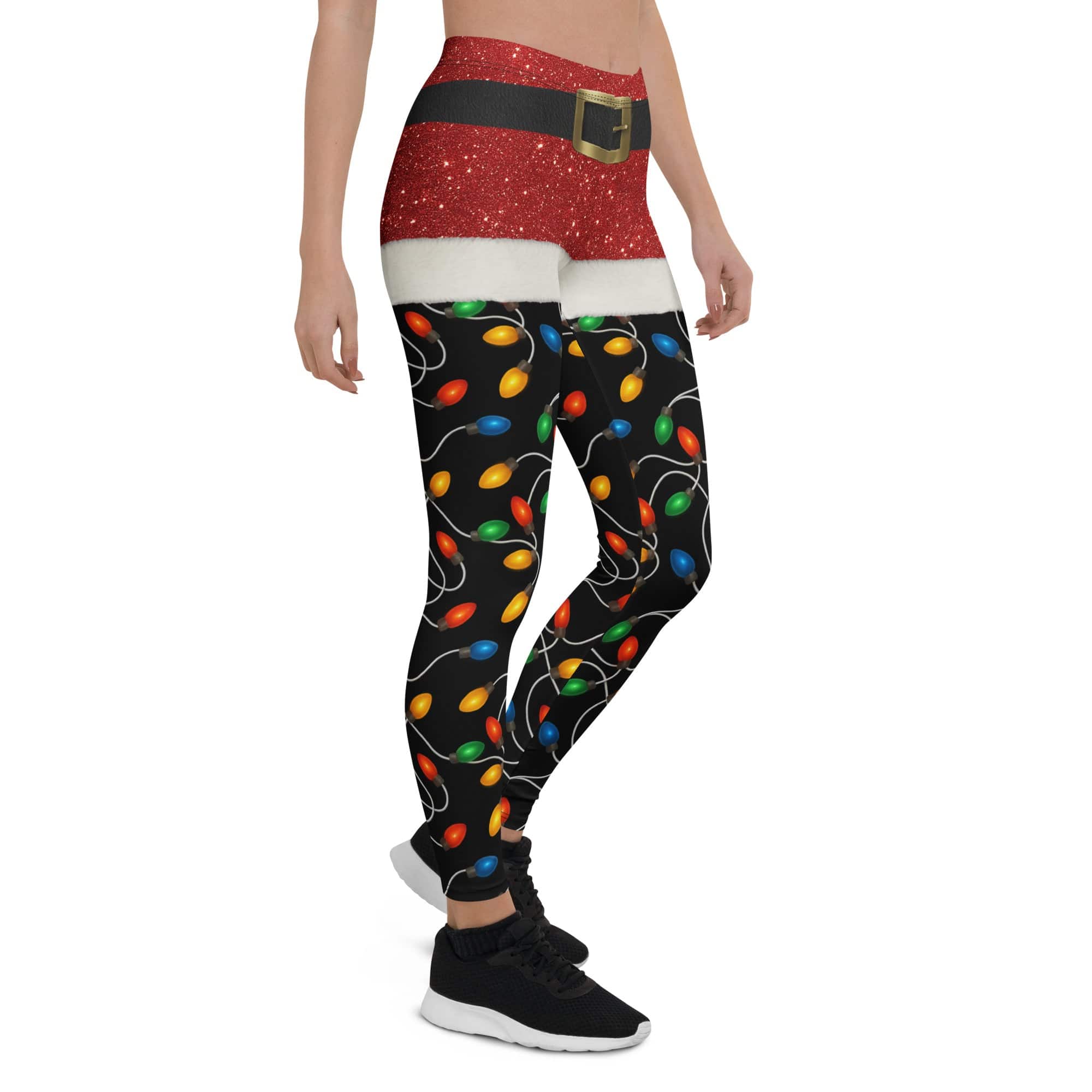 Santa's Christmas Lights Leggings