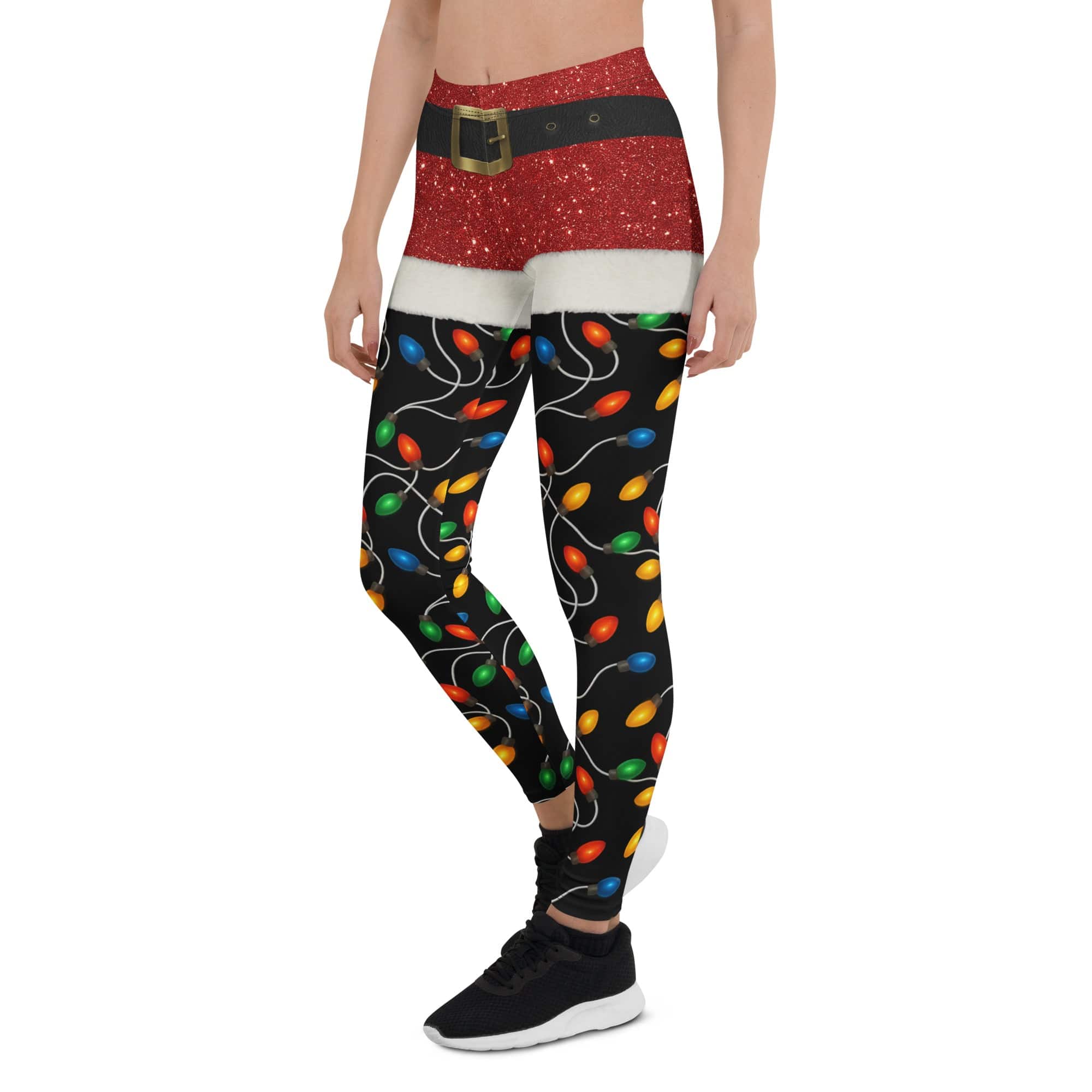 Santa's Christmas Lights Leggings