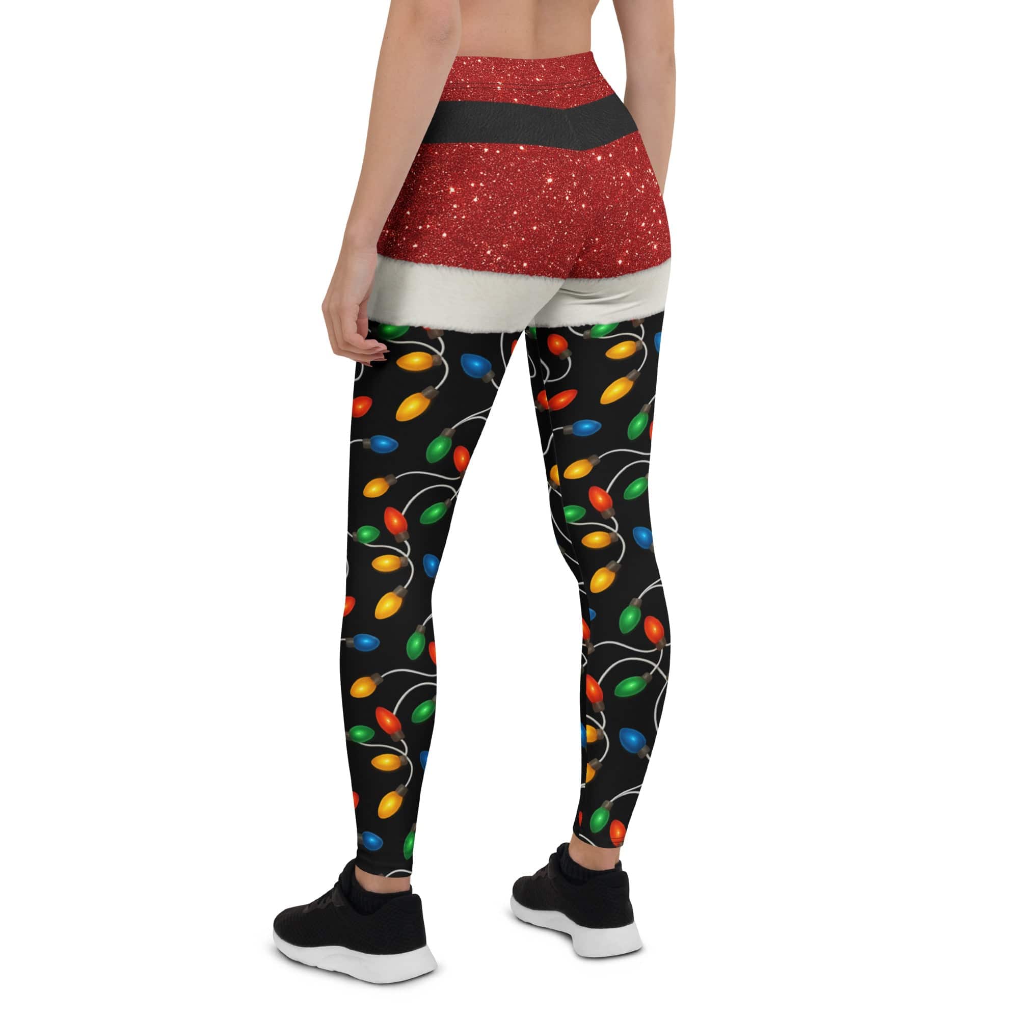 Santa's Christmas Lights Leggings