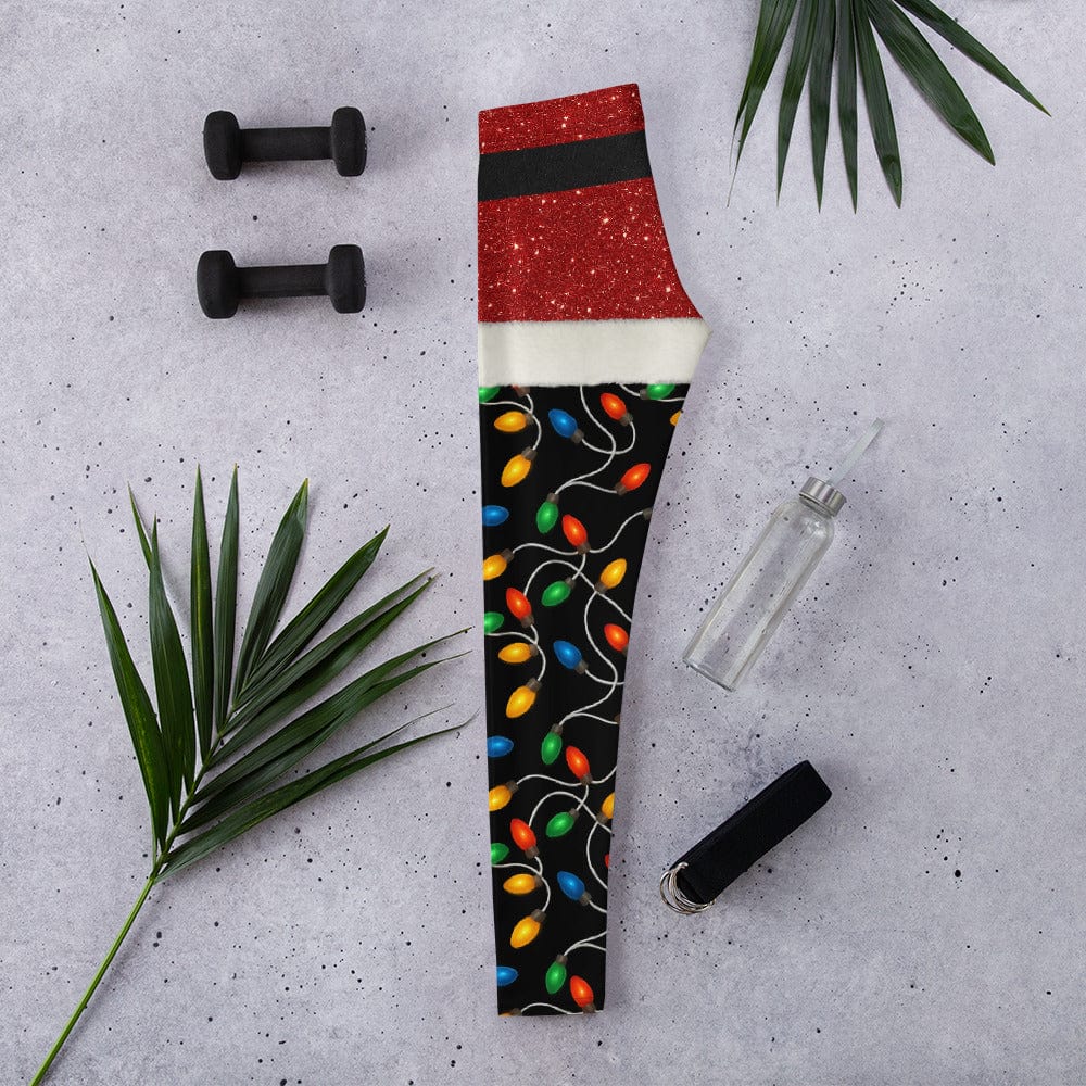 Santa's Christmas Lights Leggings