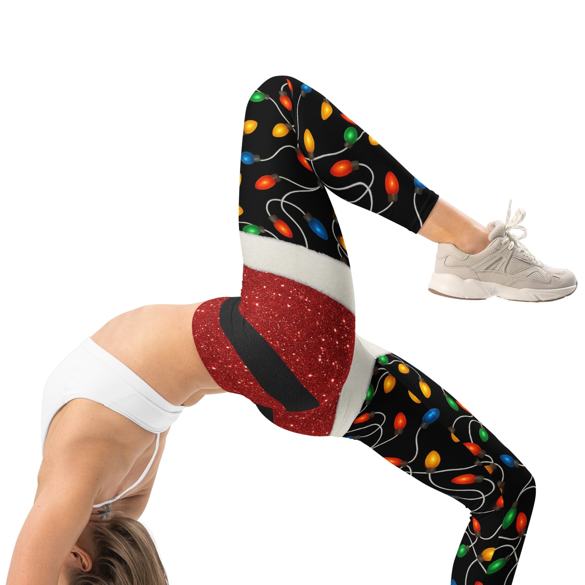 Santa's Christmas Lights Leggings