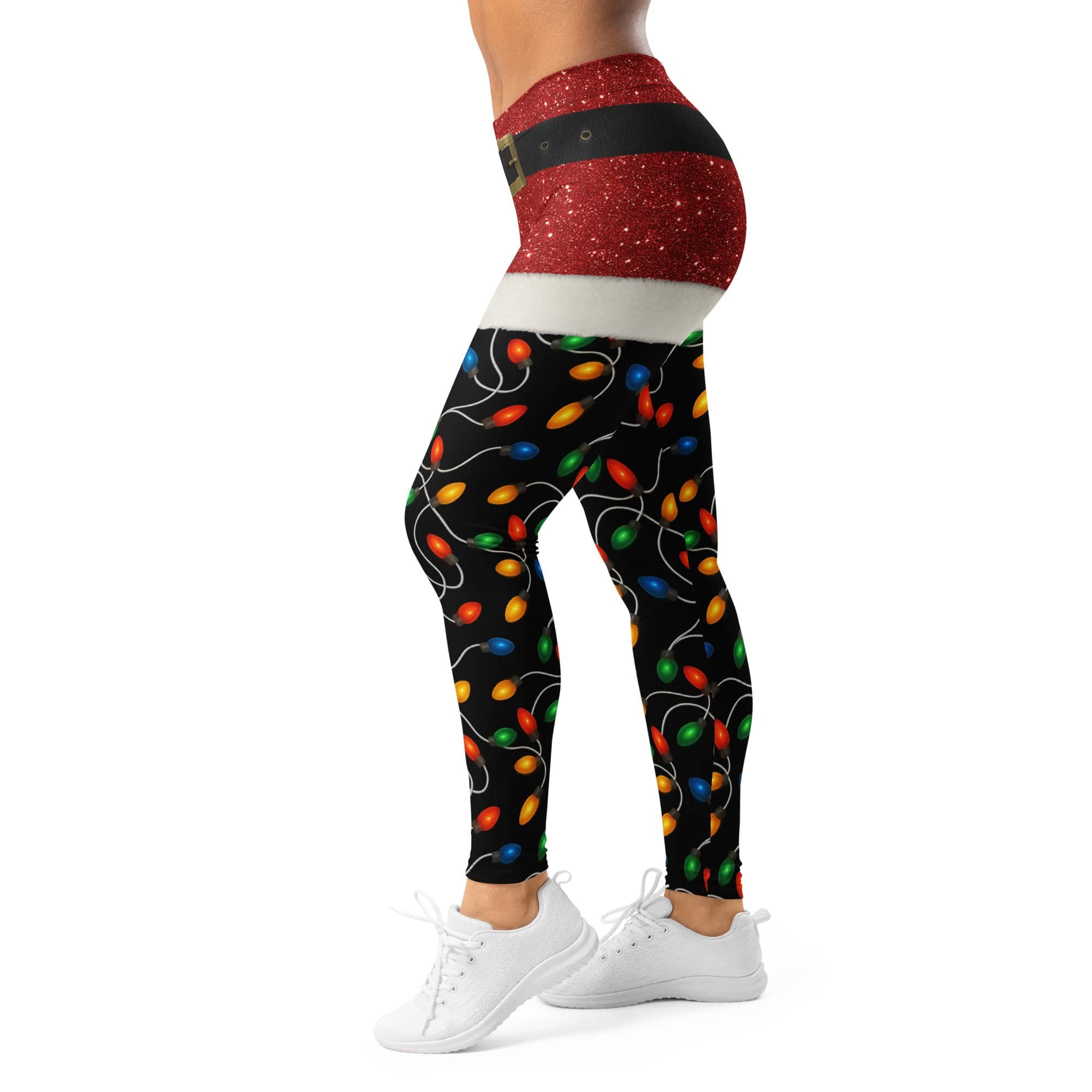 Santa's Christmas Lights Leggings