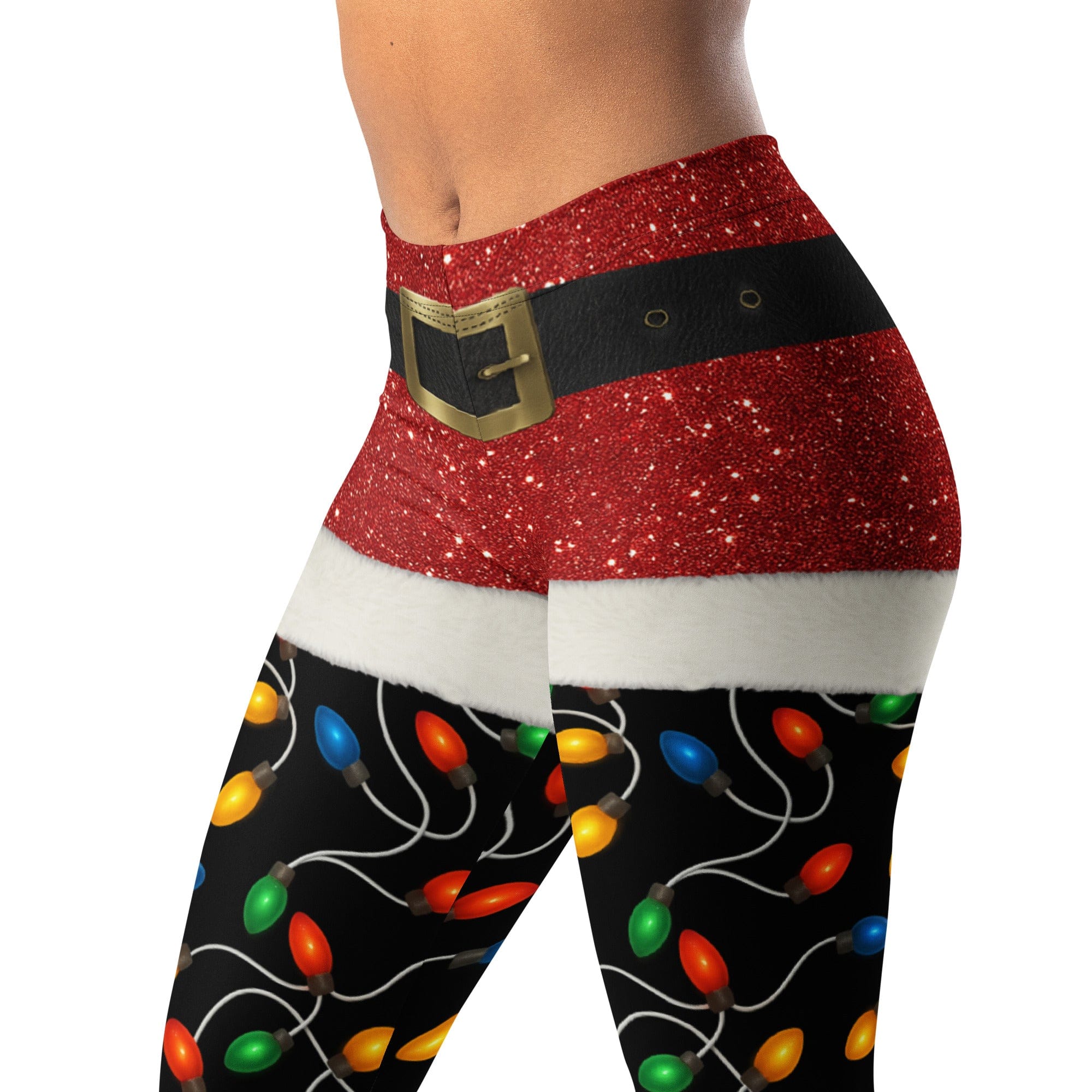 Santa's Christmas Lights Leggings