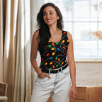 Santa's Christmas Lights Tank Top