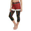 Santa's Christmas Lights Yoga Capris