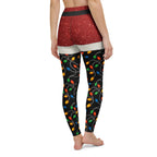 Santa's Christmas Lights Yoga Leggings