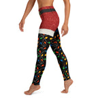 Santa's Christmas Lights Yoga Leggings