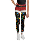 Santa's Christmas Lights Youth Leggings