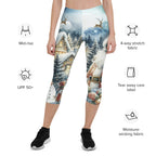 Santa's Cozy Cottage Capris