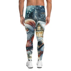 Santa's Cozy Cottage Men's Leggings
