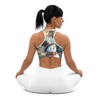 Santa's Cozy Cottage Sports Bra