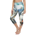Santa's Cozy Cottage Yoga Capris