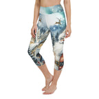 Santa's Cozy Cottage Yoga Capris