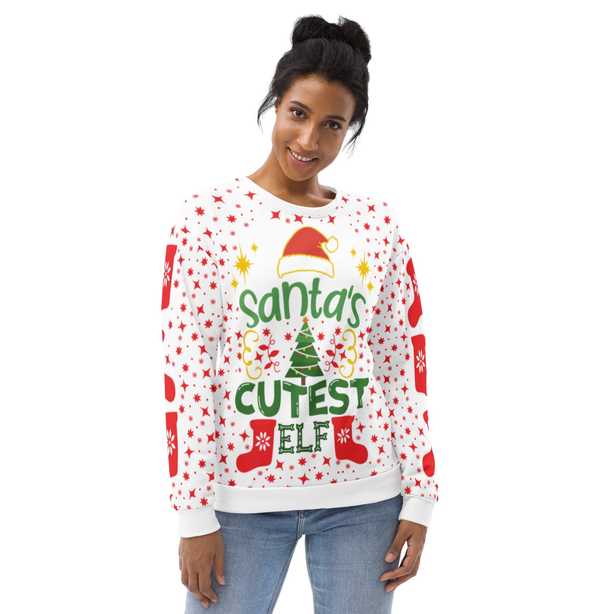 Santa's Cutest Elf Ugly Sweatshirt