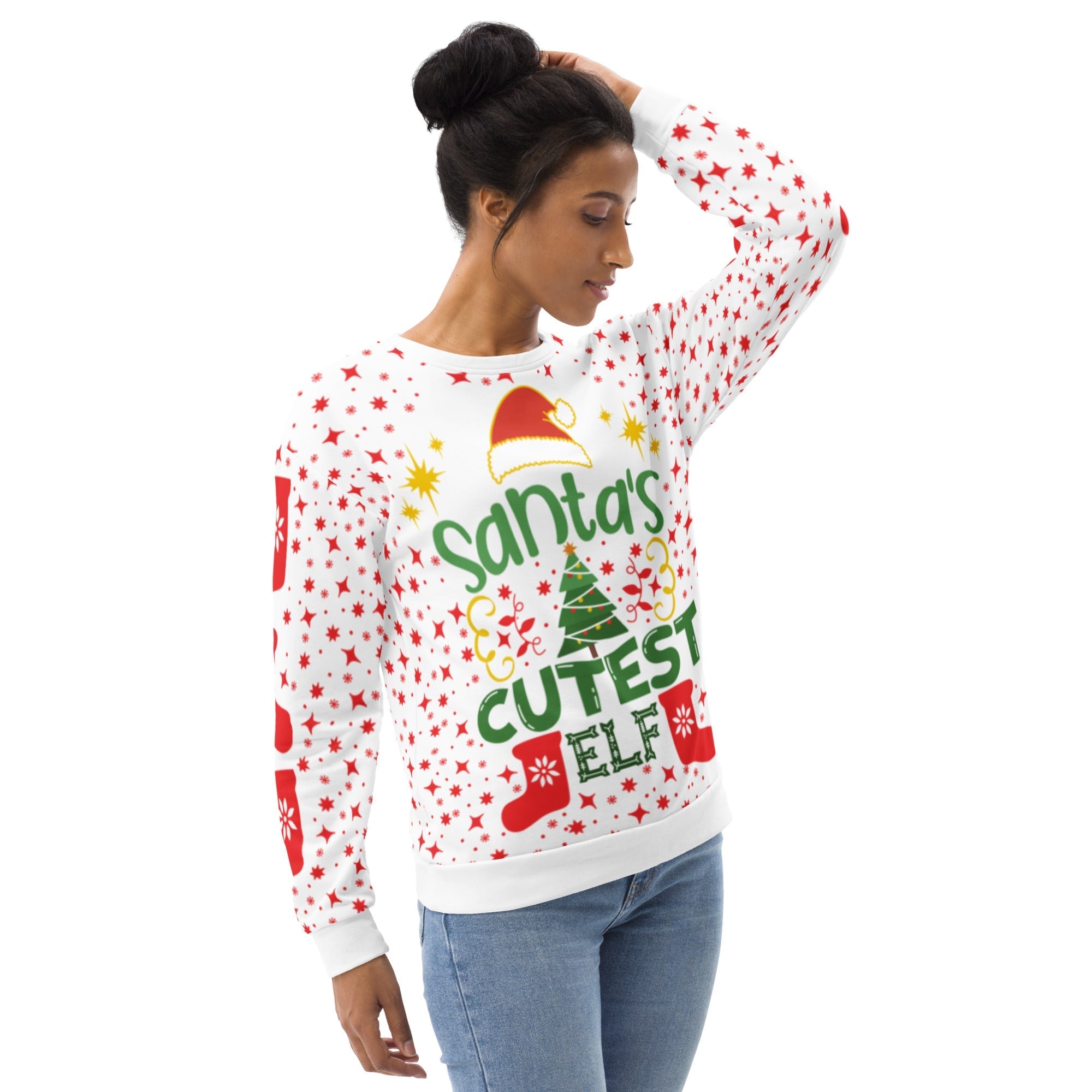 Santa's Cutest Elf Ugly Sweatshirt