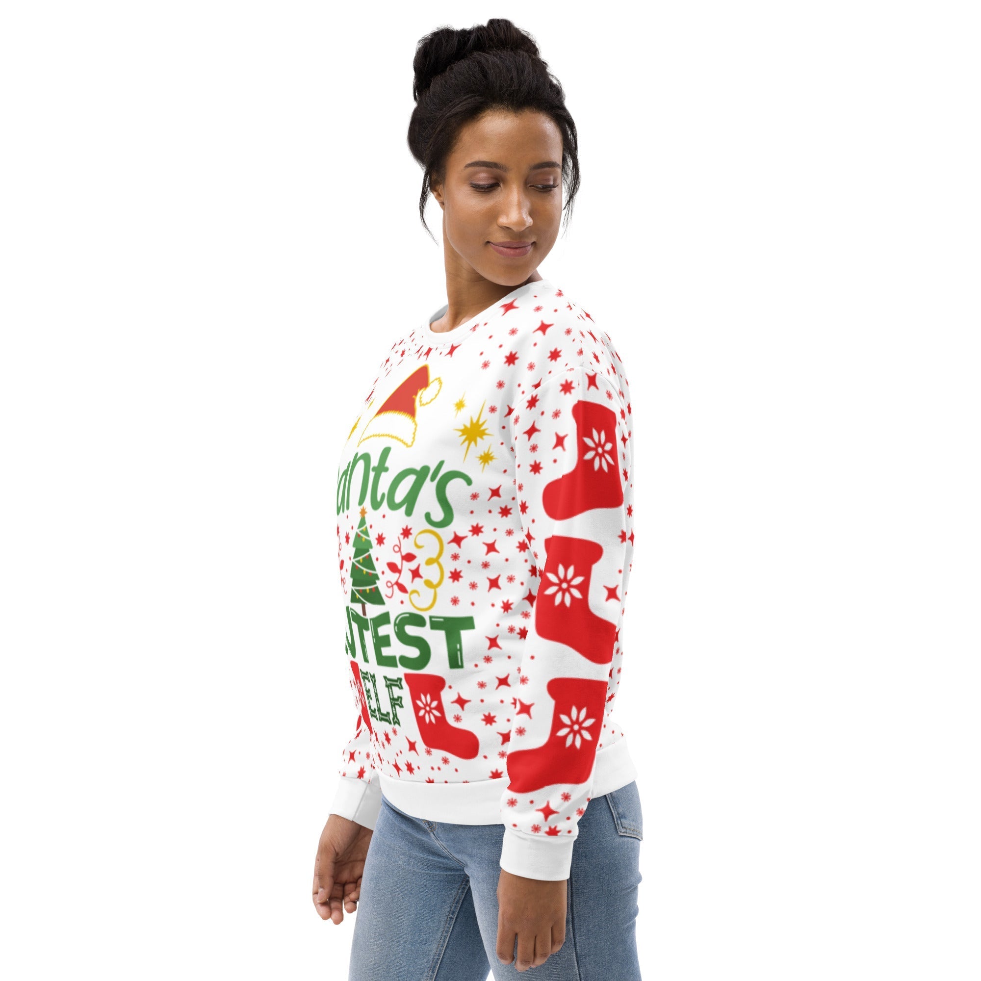 Santa's Cutest Elf Ugly Sweatshirt