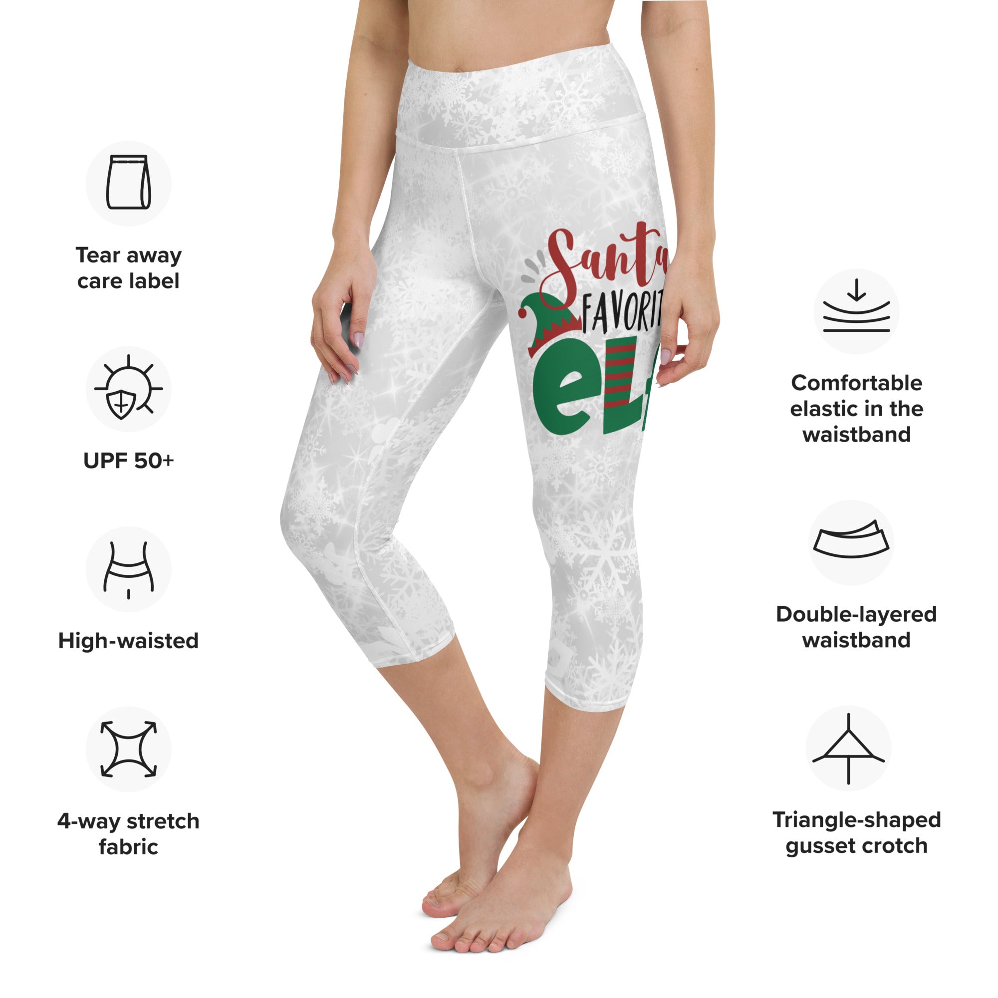 Santa's Favorite Elf Yoga Capris