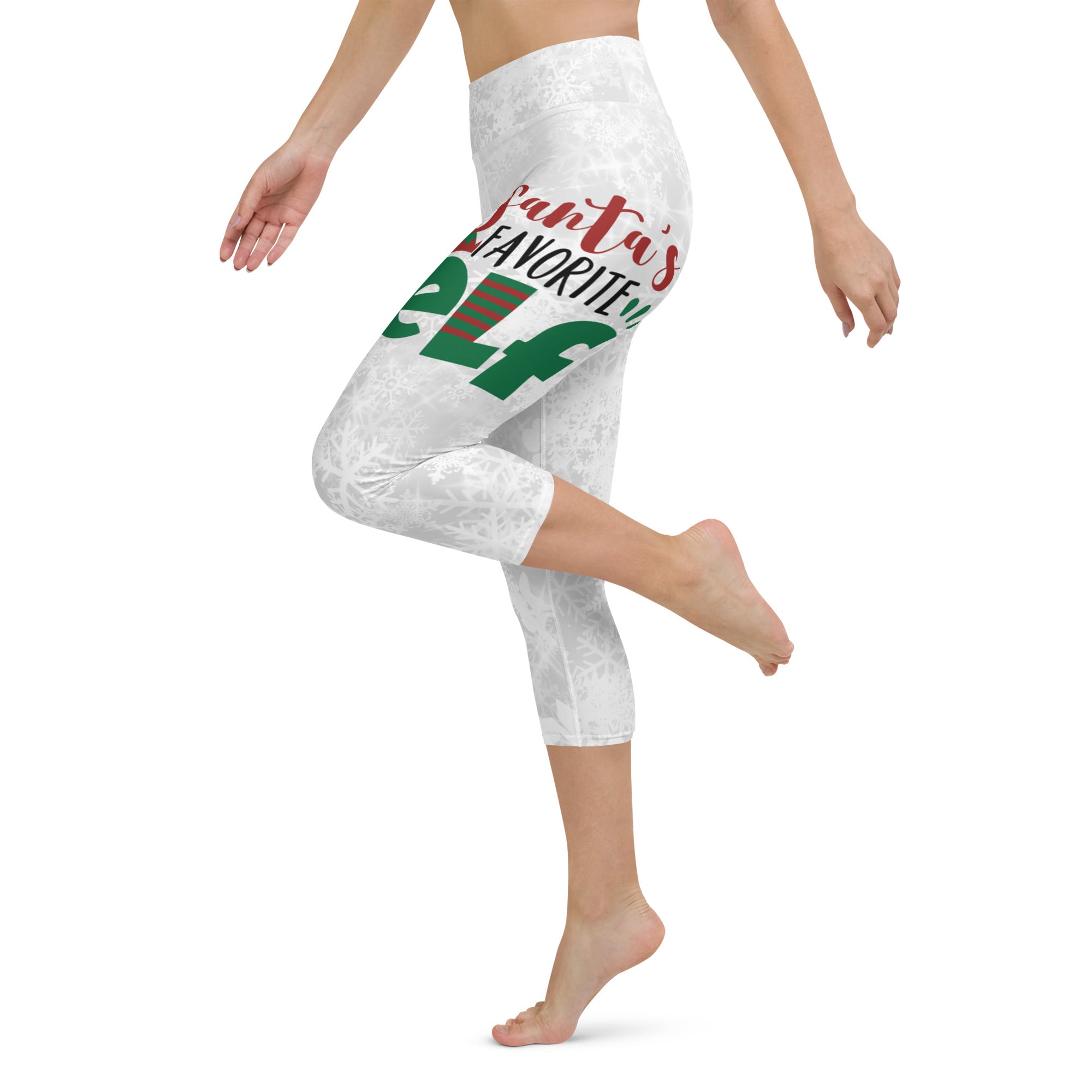 Santa's Favorite Elf Yoga Capris