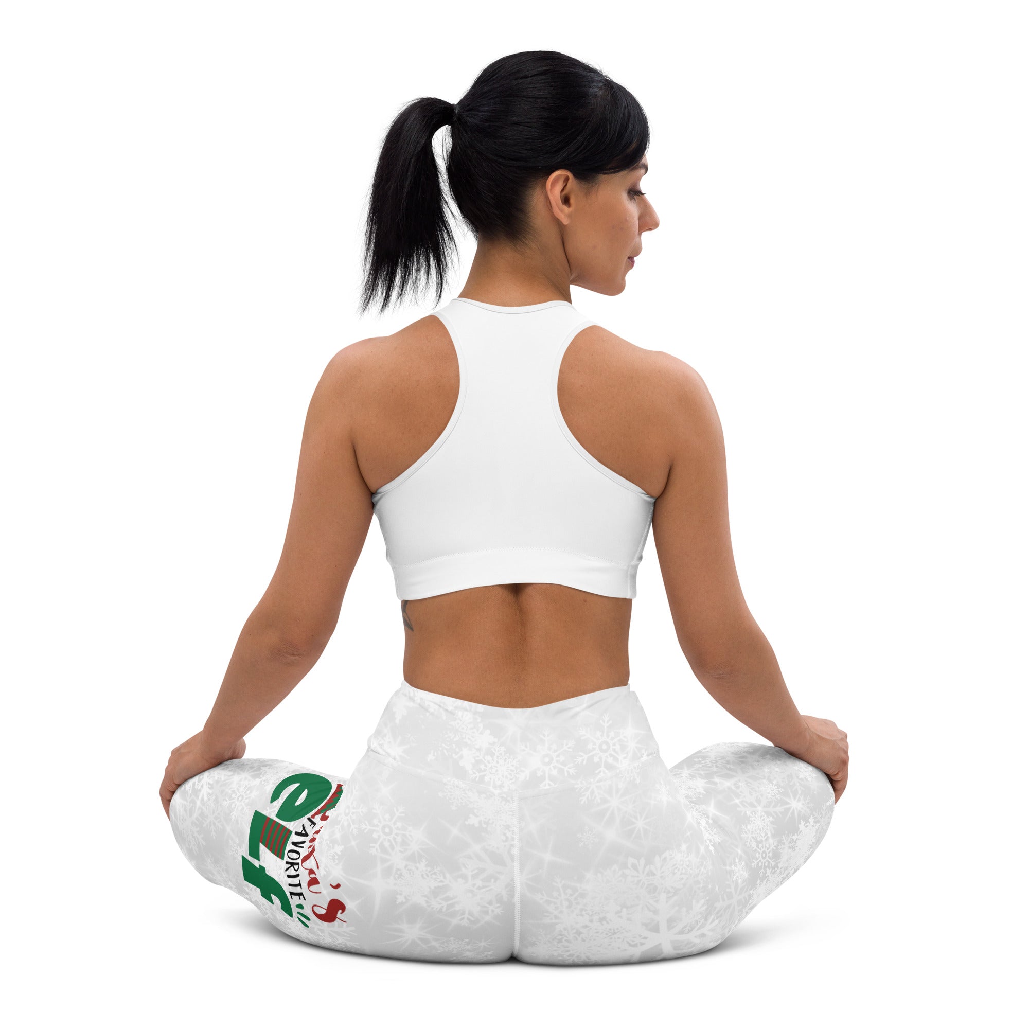 Santa's Favorite Elf Yoga Leggings