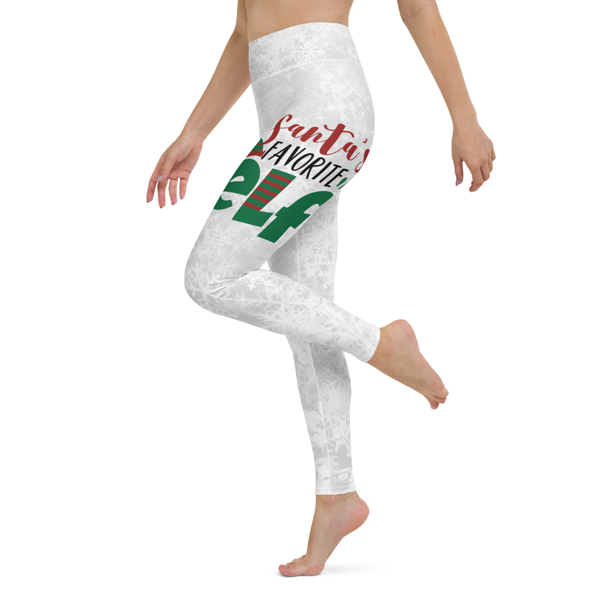 Santa's Favorite Elf Yoga Leggings