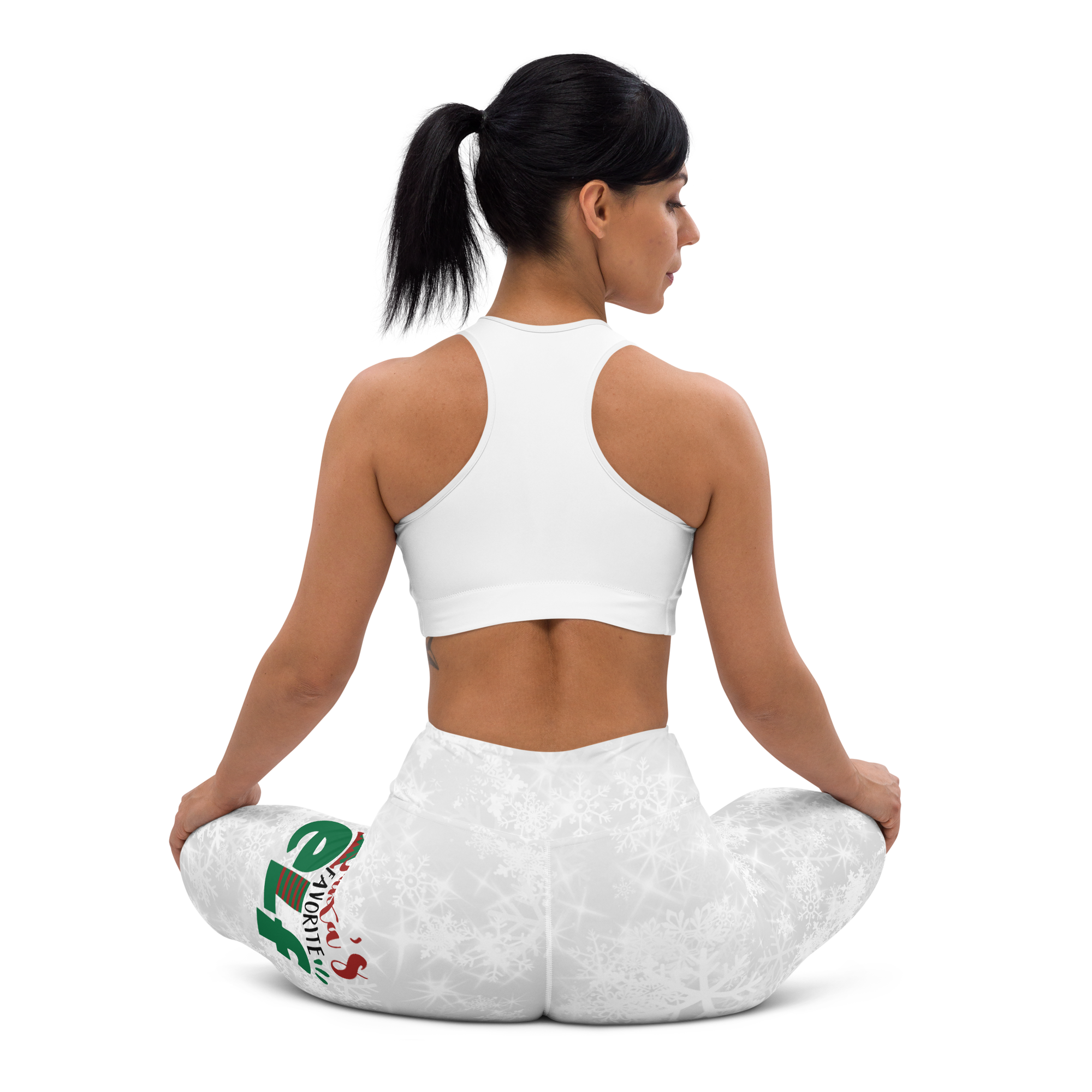 Santa's Favorite Elf Yoga Leggings