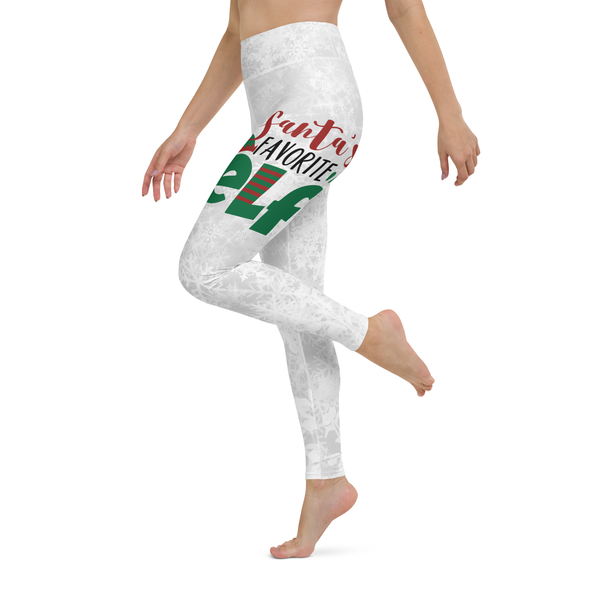 Santa's Favorite Elf Yoga Leggings