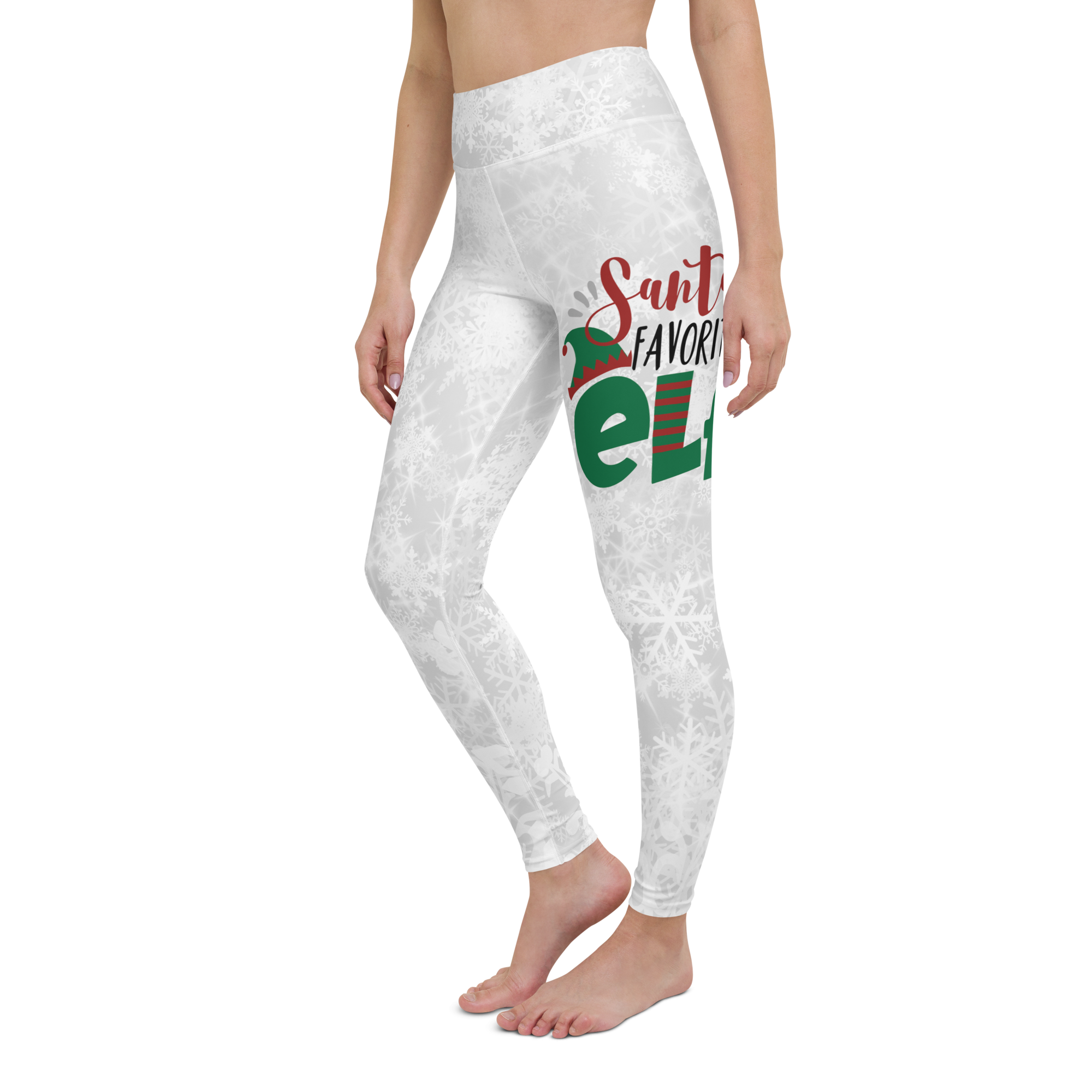 Santa's Favorite Elf Yoga Leggings