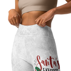 Santa's Favorite Elf Yoga Leggings