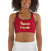 Santa's Favorite Sports Bra