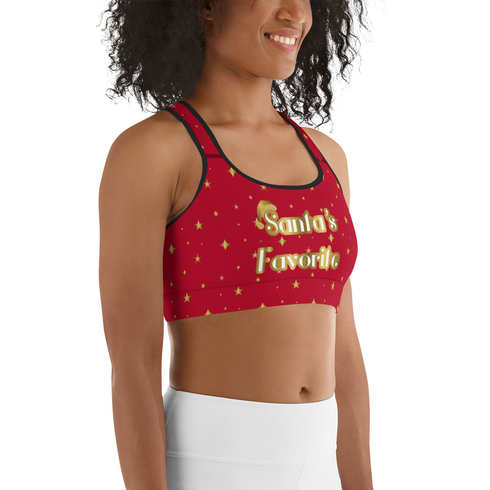 Santa's Favorite Sports Bra