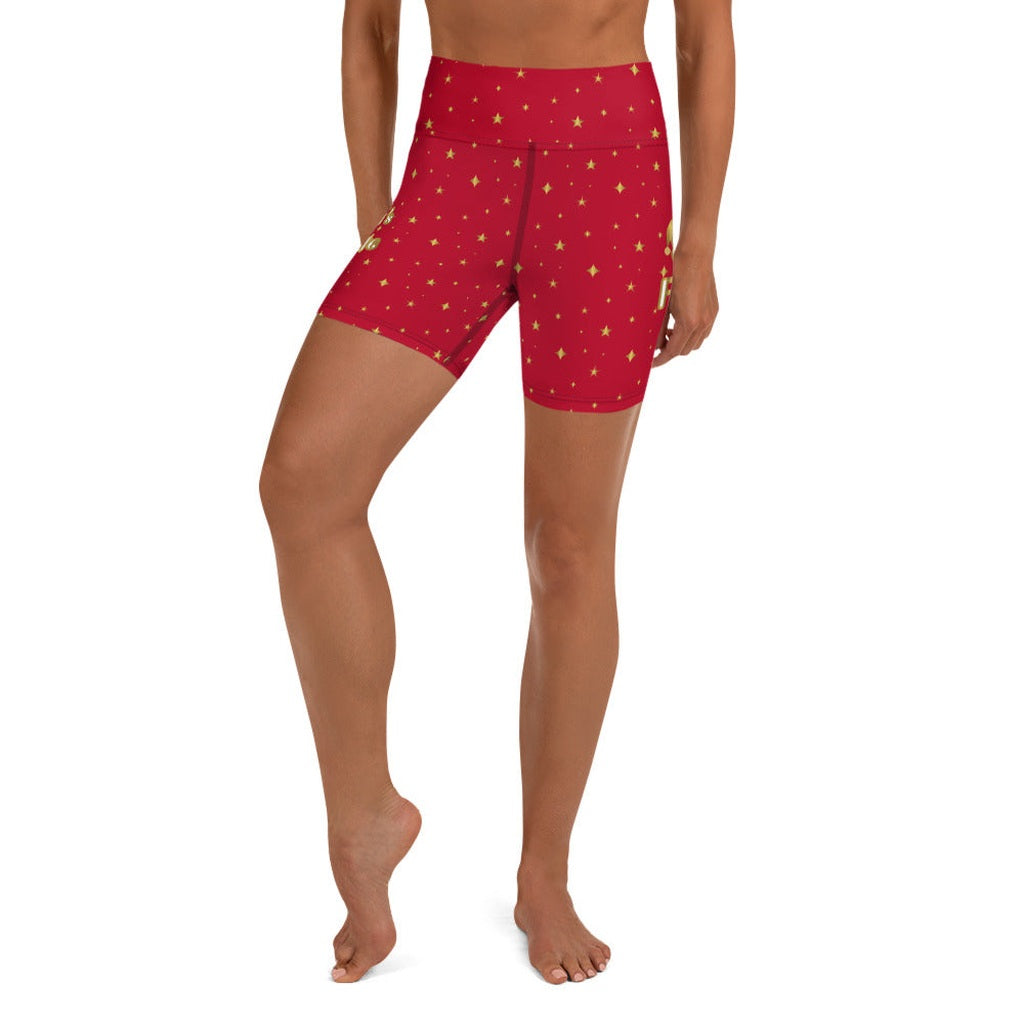 Santa's Favorite Yoga Shorts