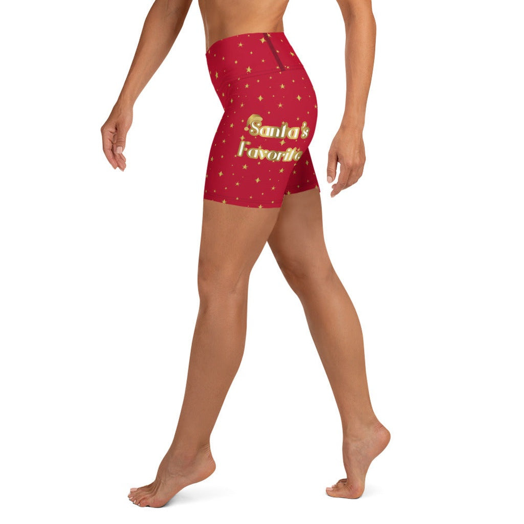 Santa's Favorite Yoga Shorts