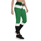 Santa's Simple Outfit Green Leggings
