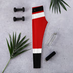 Santa's Simple Outfit Red Leggings