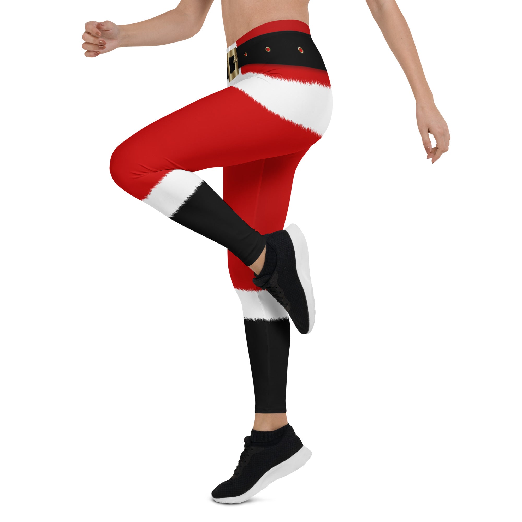 Santa's Simple Outfit Red Leggings