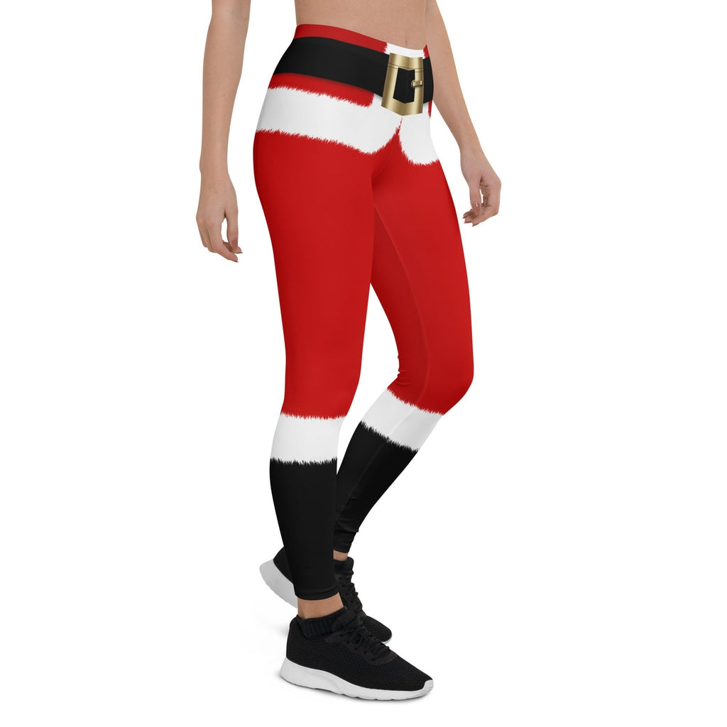 Santa's Simple Outfit Red Leggings