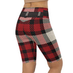 Santa's Tartan Biker Shorts