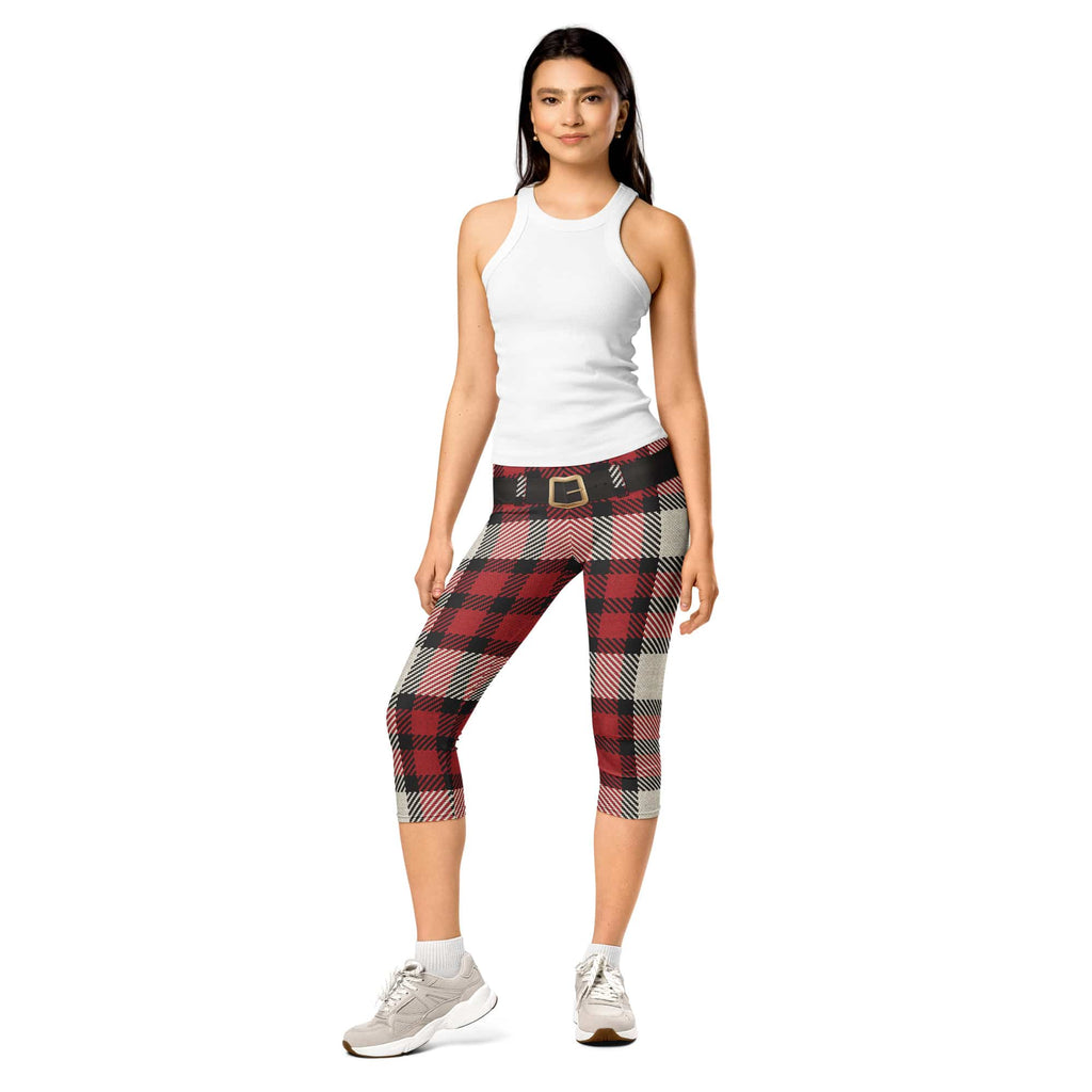Santa's Tartan Capris