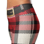 Santa's Tartan Flare Leggings