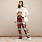 Santa's Tartan Flare Leggings