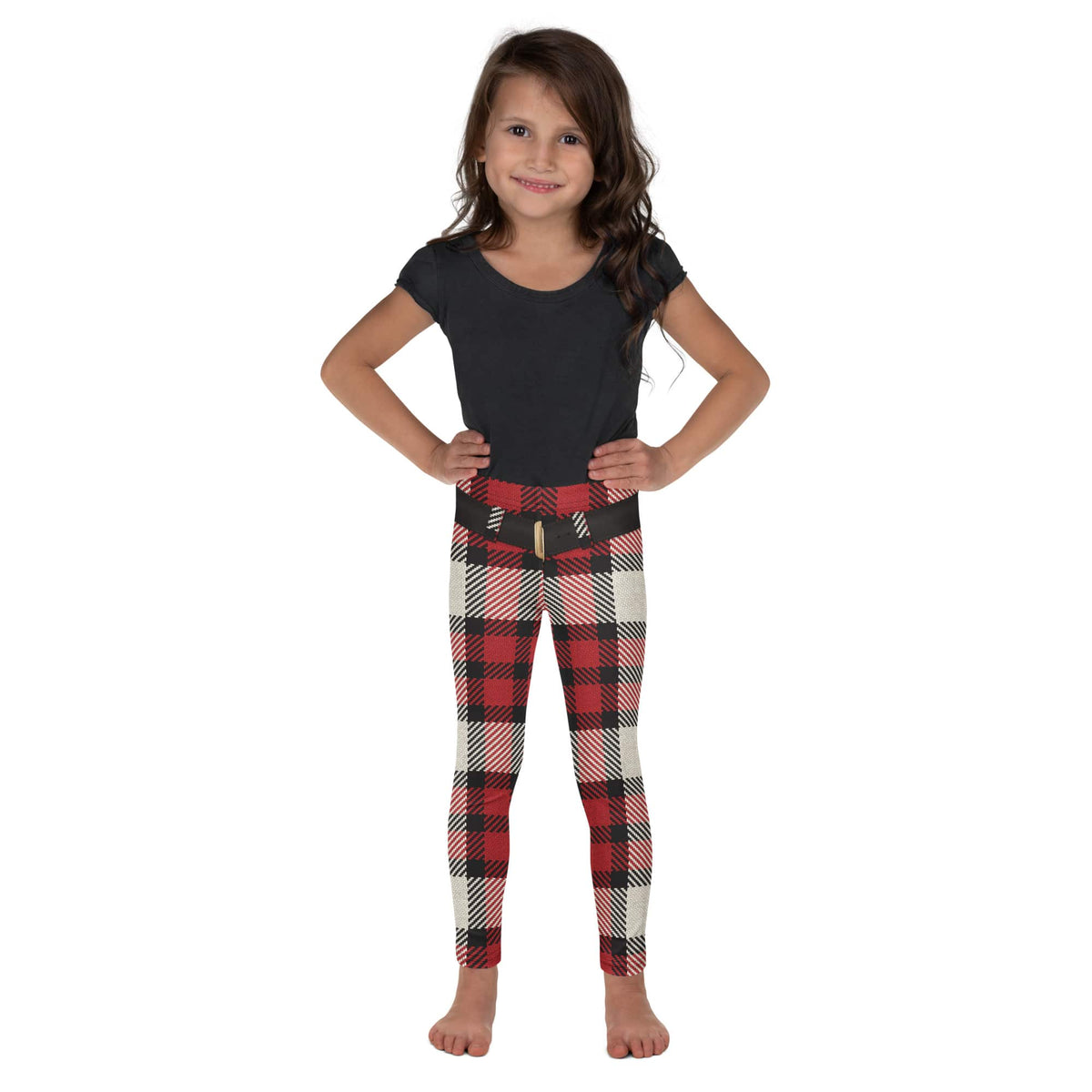 Santa's Tartan Kid's Leggings