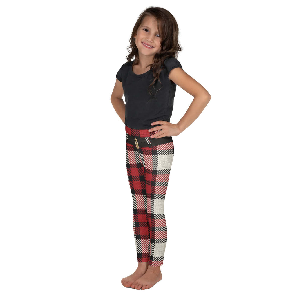 Santa's Tartan Kid's Leggings