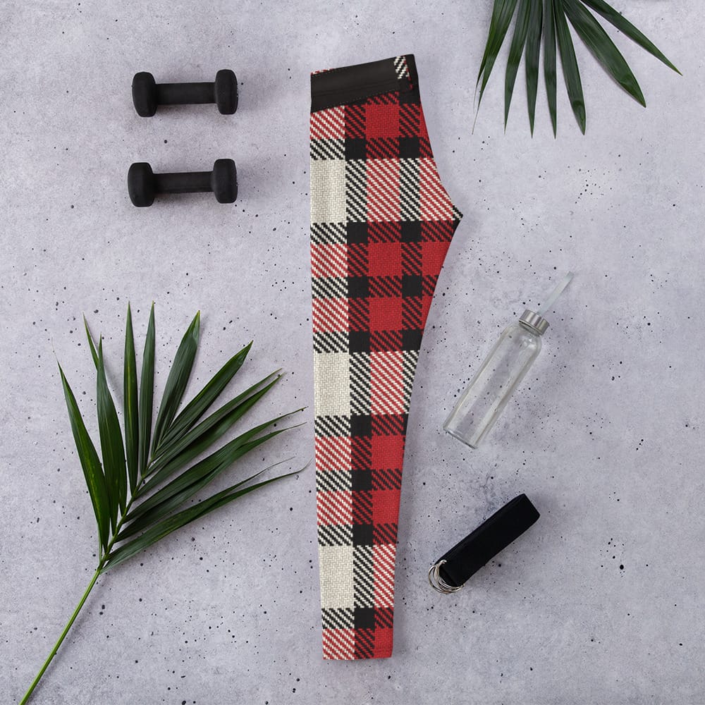 Santa's Tartan Leggings