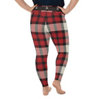 Santa's Tartan Plus Size Leggings